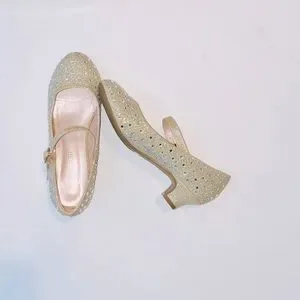 De Blossom Collection Shoes Girls Sparkle Dress Shoes Size